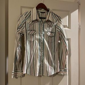 Melanie Apple button down shirt‎